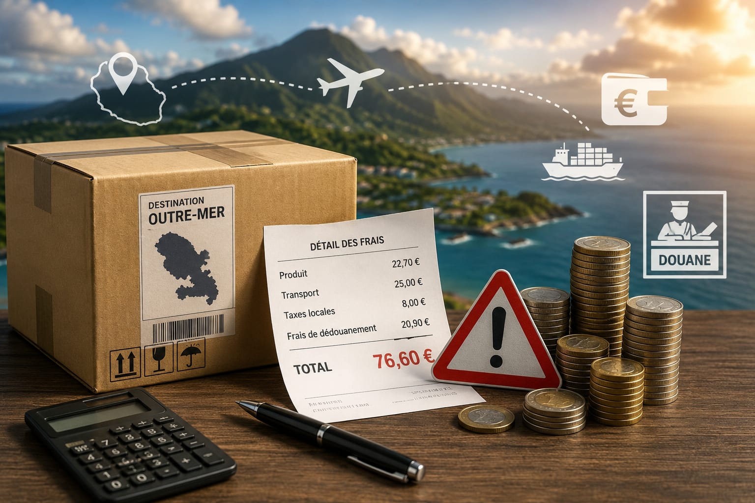 COLIS OUTRE-MER : 22,70 € D’ACHAT, 76,60 € À L’ARRIVÉE… LA PÉTITION QUI FAIT MONTER LA PRESSION